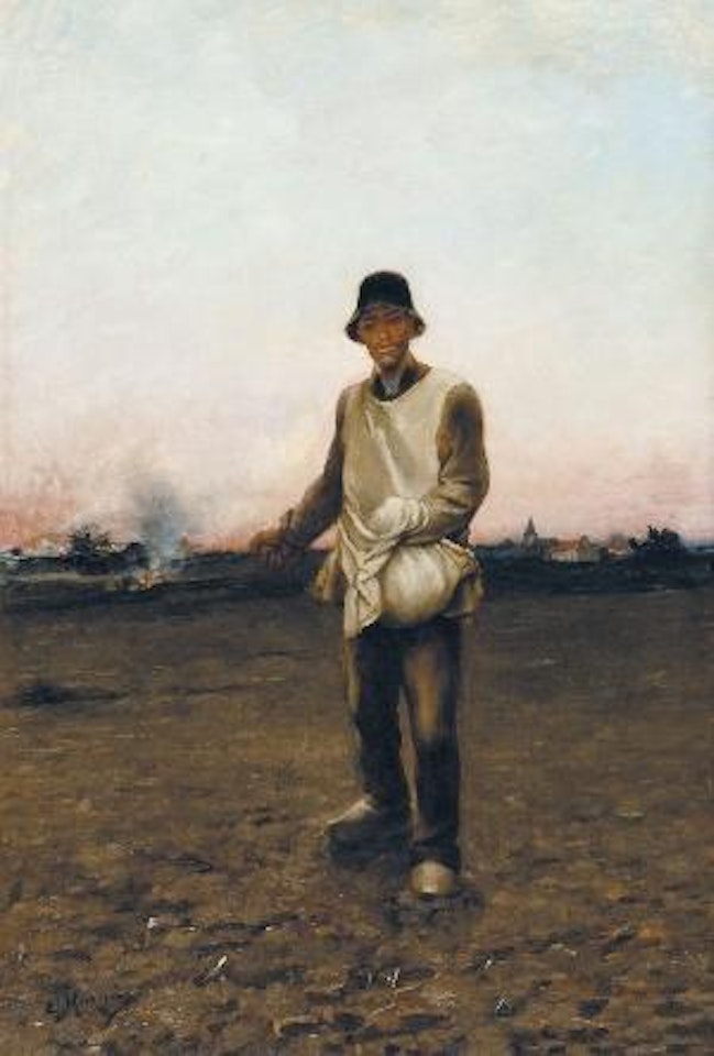 De zaaier by Constantin Meunier