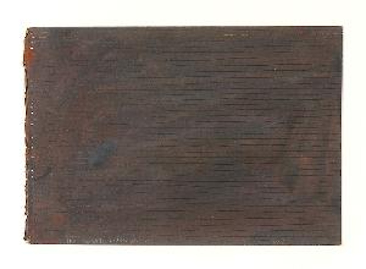 Horizontal lines not straight not touching by Sol LeWitt