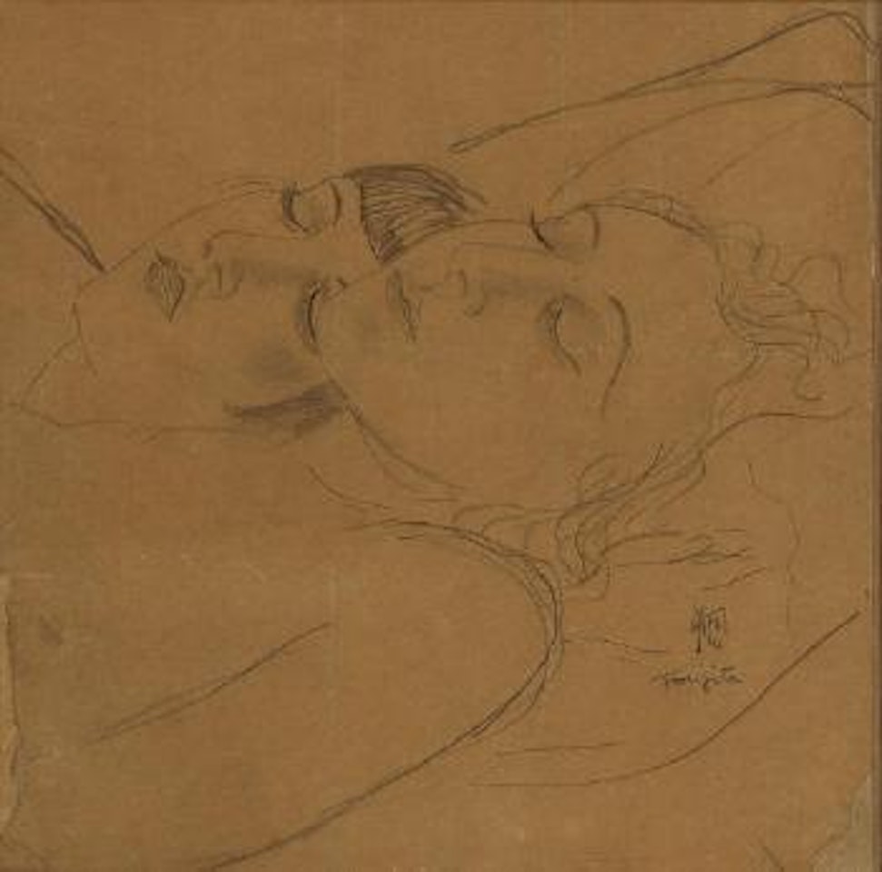 Deux amies by Leonard Tsuguharu Foujita