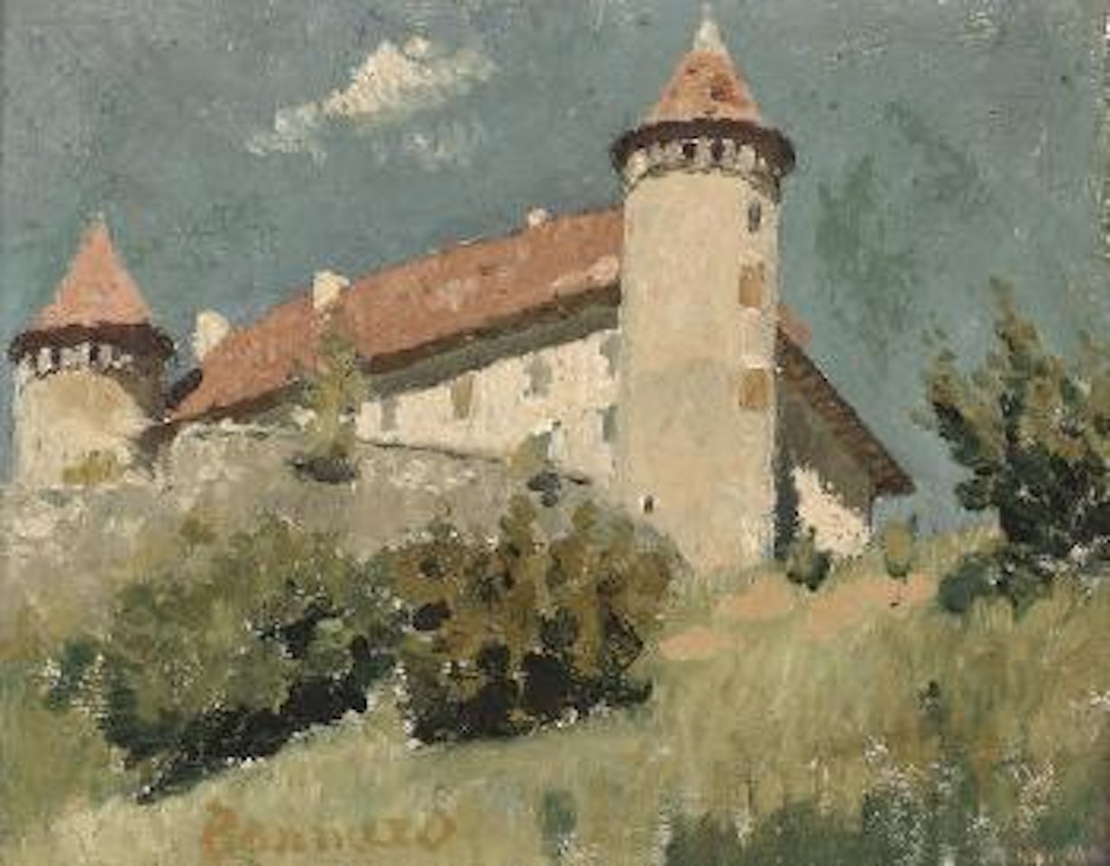 Château de Virieu, Maison à la Tourelle aux environs du Grand-Temps by Pierre Bonnard
