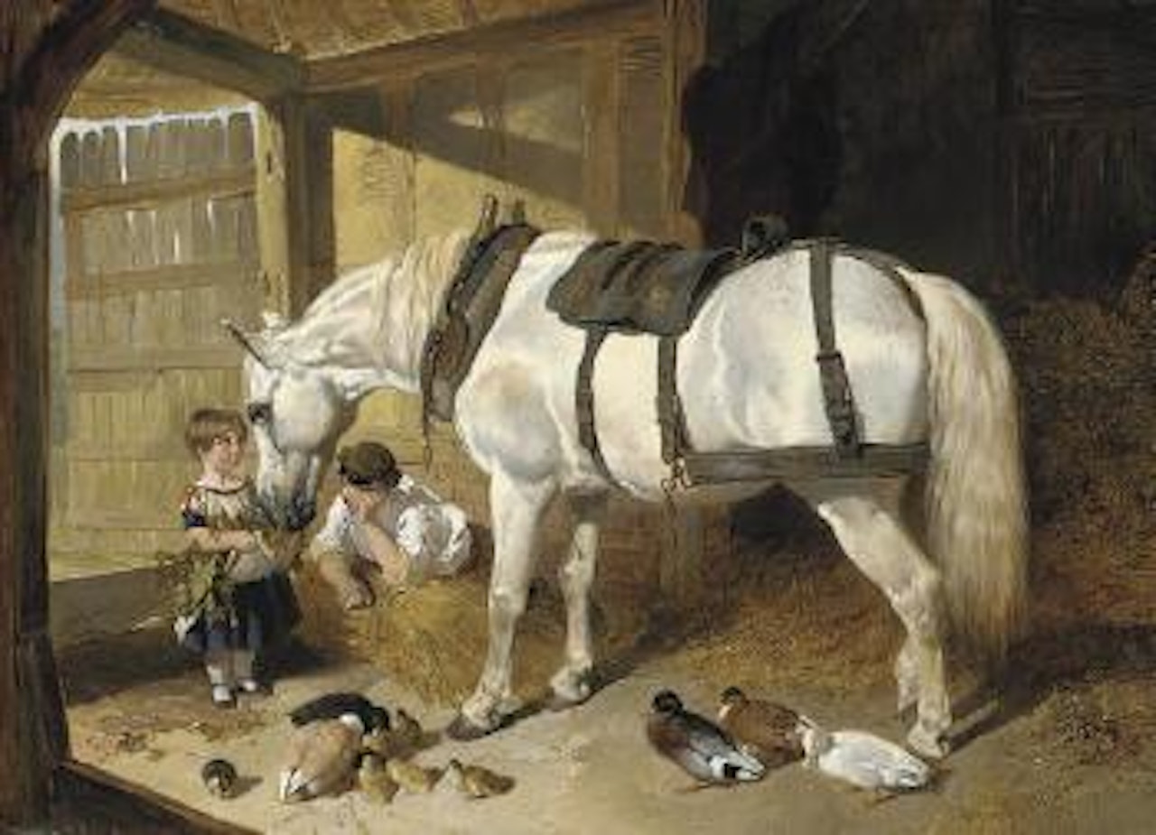 Feeding Time by John Frederick Herring