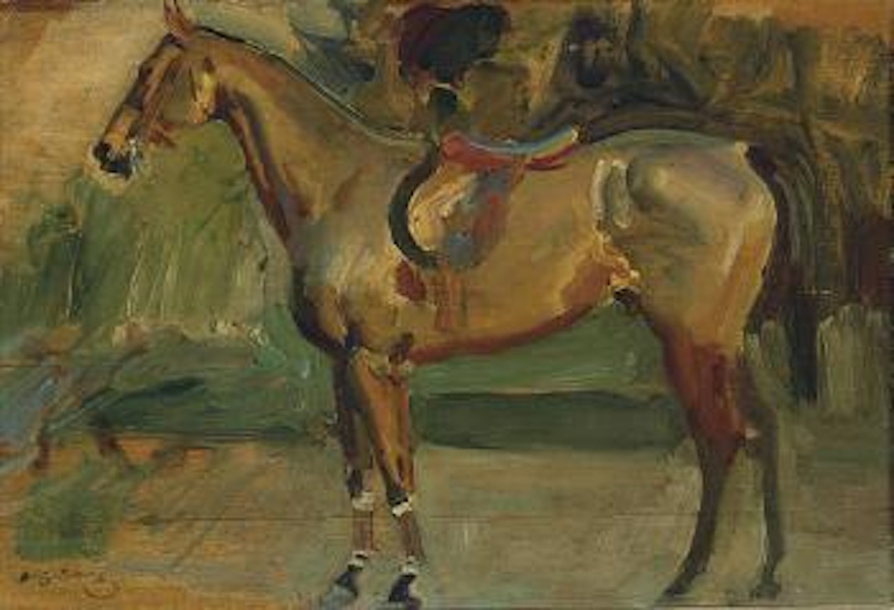 Study of Bitter Sweet, Mrs Harry La Montagne's Hunter by Alfred James Munnings