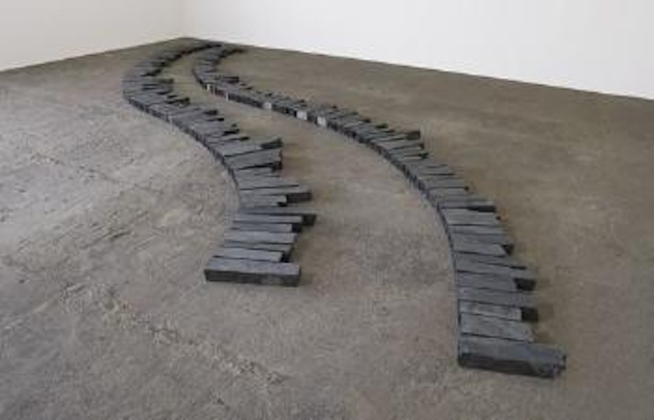 Cornwall Slate Lines by Richard Long