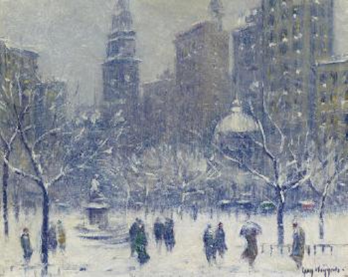 In Madison Square by Guy Carleton Wiggins