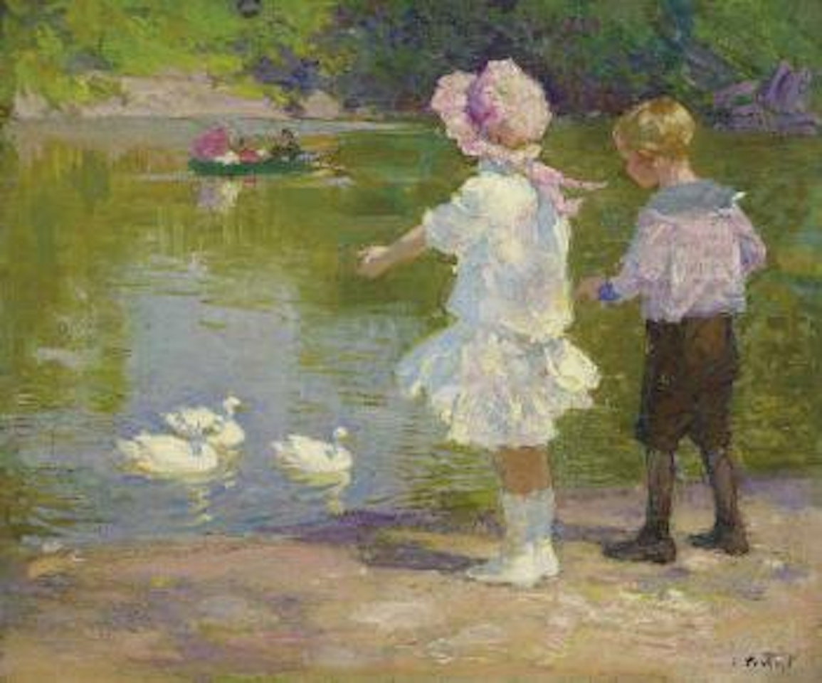 Children in Central Park by Edward Henry Potthast