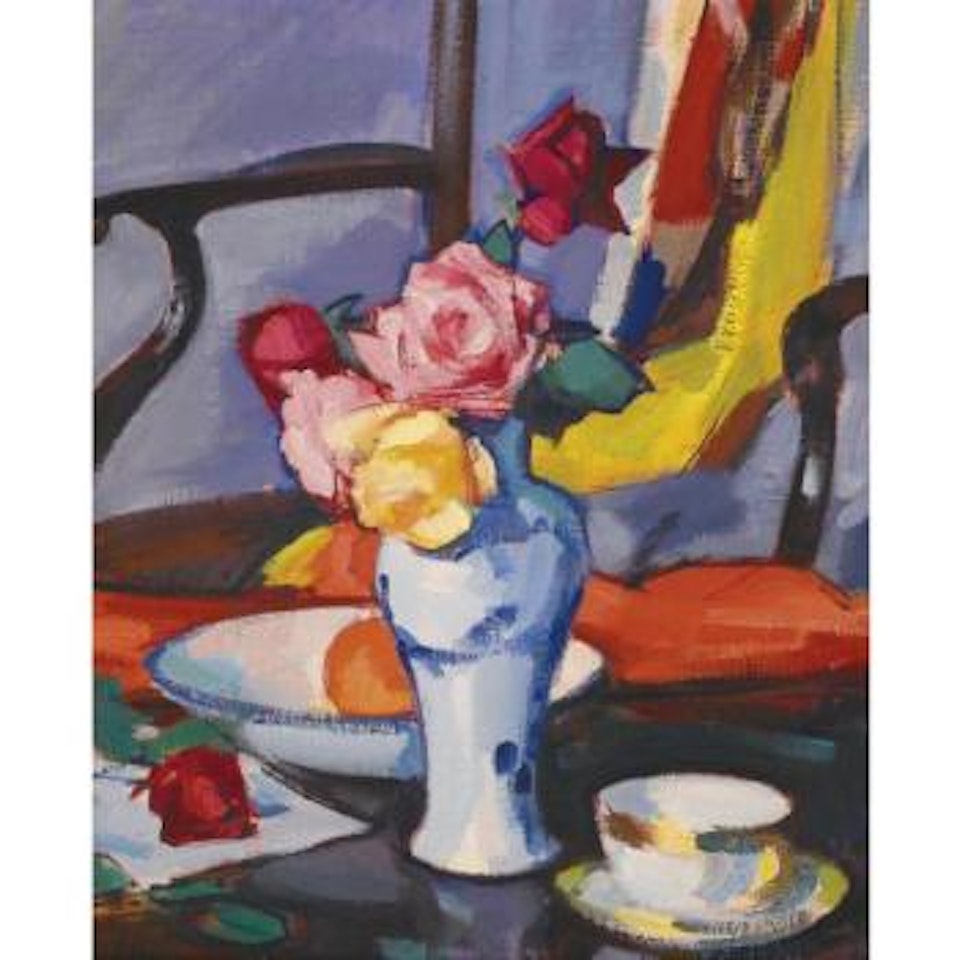 Still Life Of Roses by Samuel John Peploe