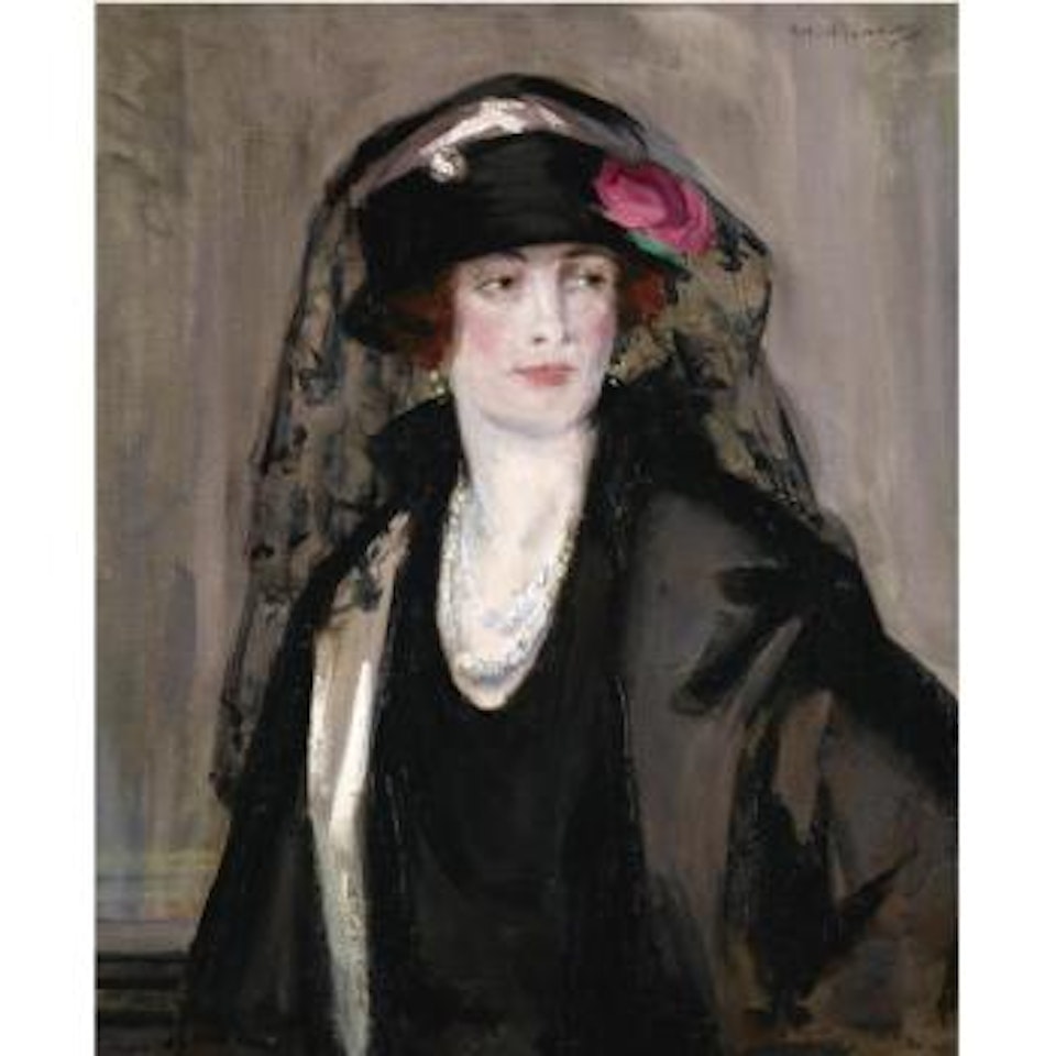 Lady Lavery In Black by Francis Campbell Boileau Cadell