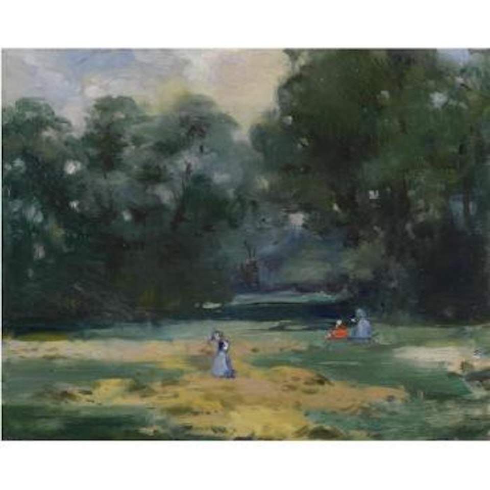 Haymakers, Gotha, Germany by Francis Campbell Boileau Cadell