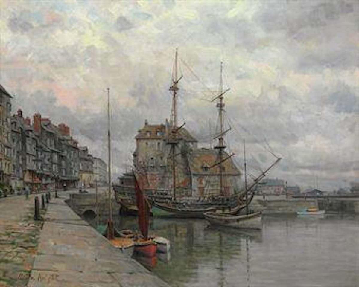 Honfleur, Normandy by Louis Aston Knight