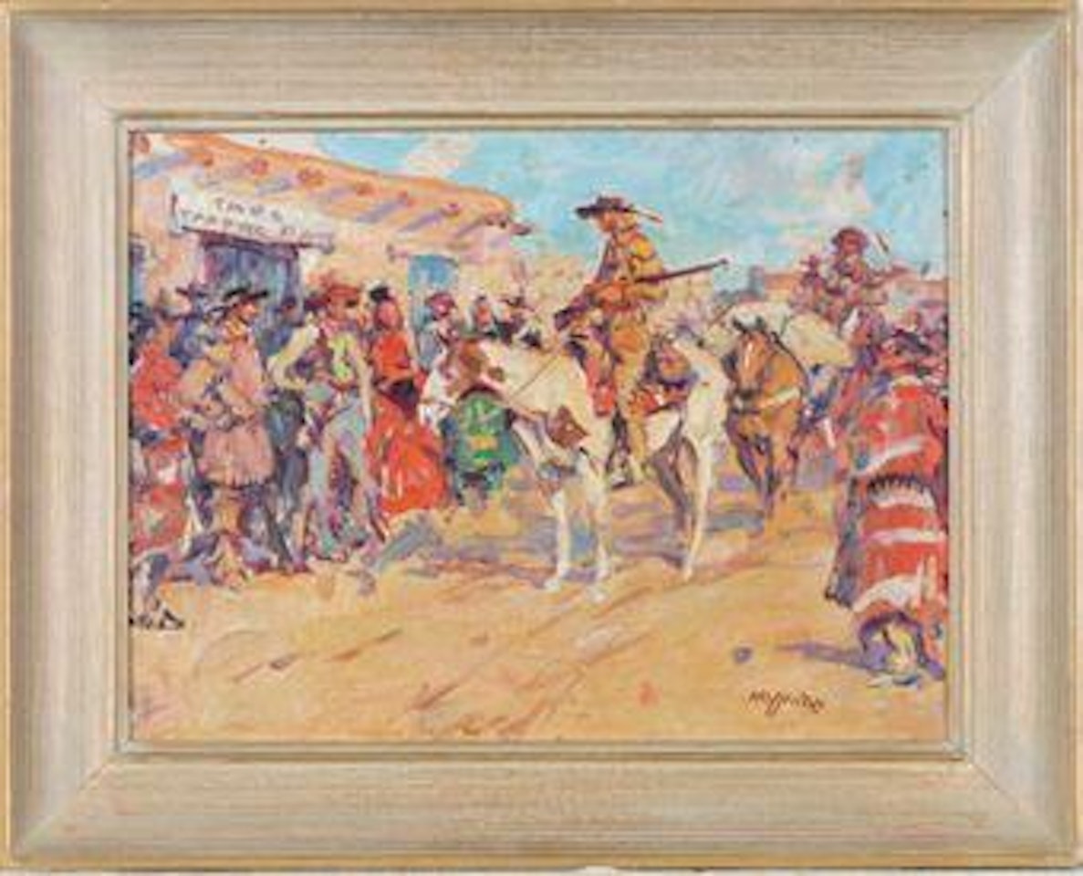 Kit Carson Returning to Taos by Frank B. Hoffman