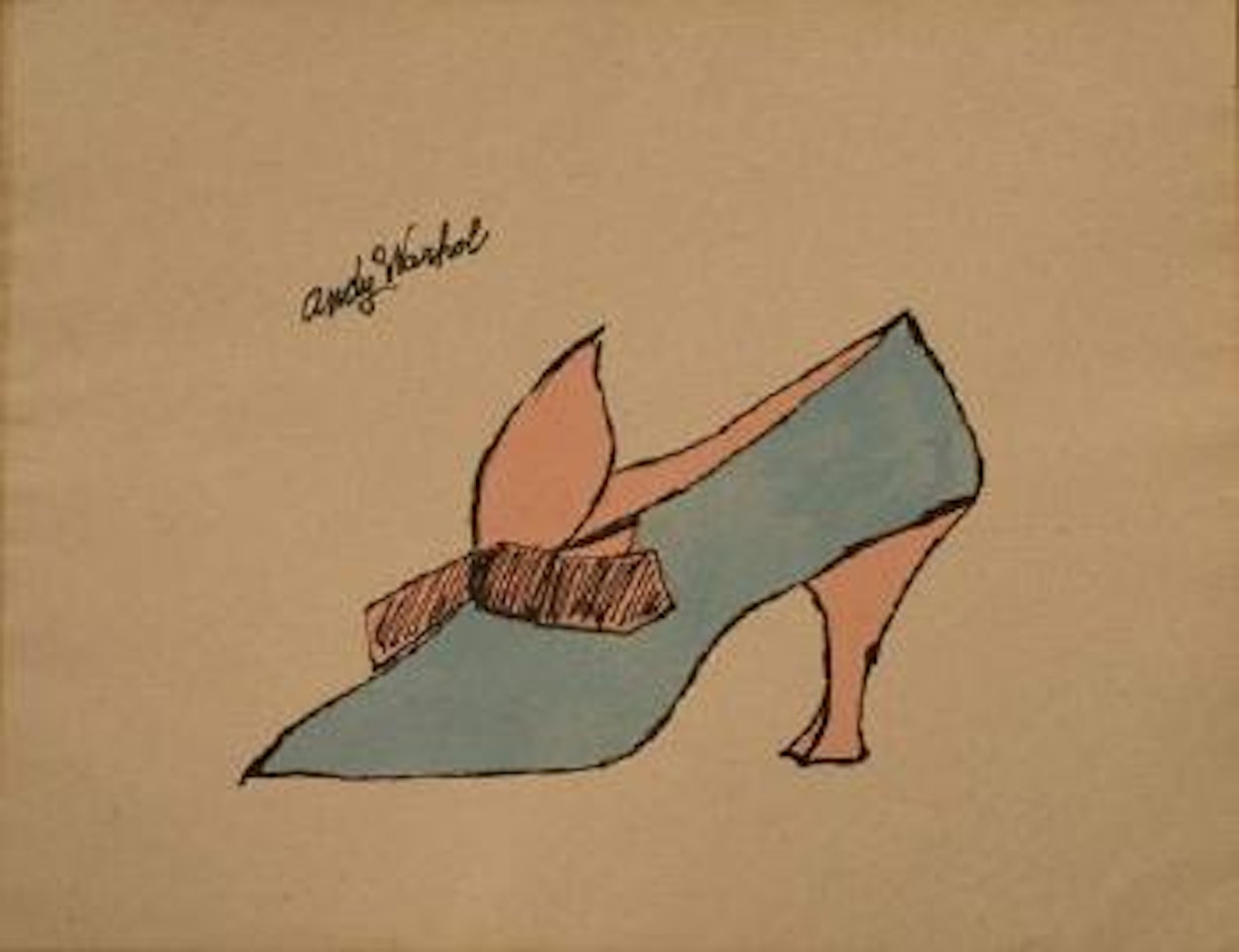 Shoe (from A la recherche du shoe perdue) by Andy Warhol