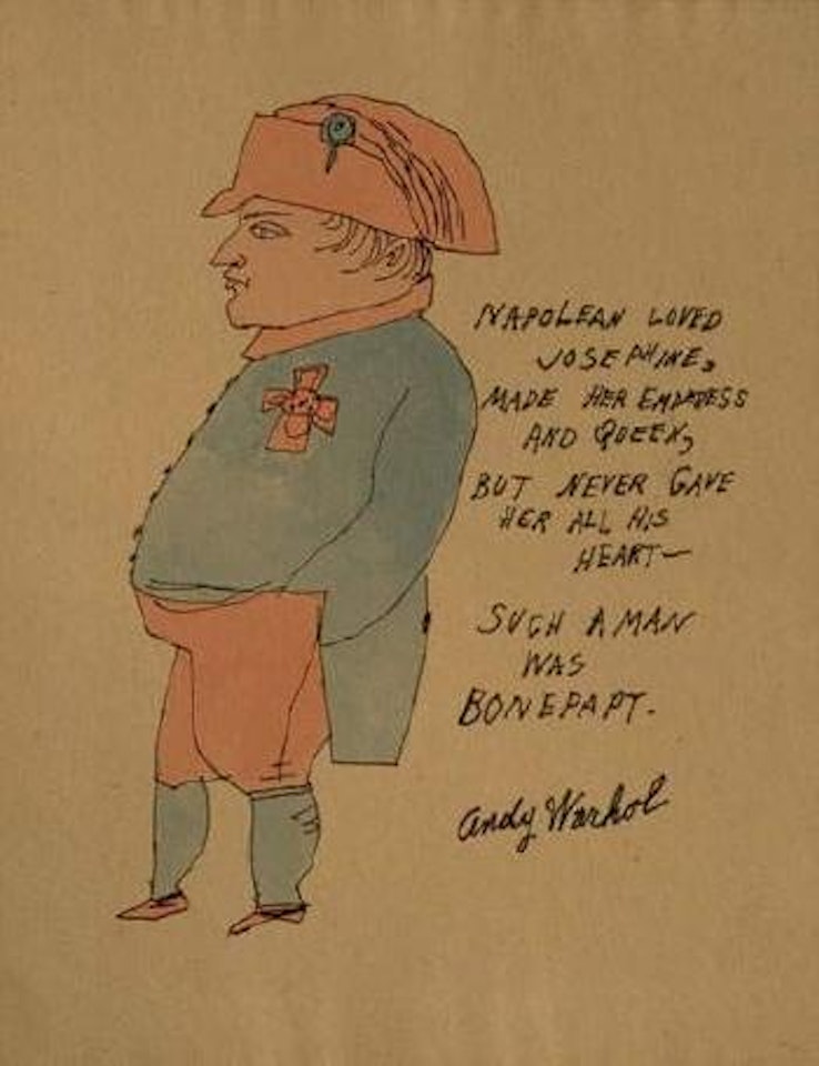 Napoleon loved Josephine (from Life is a Pink Cake) by Andy Warhol