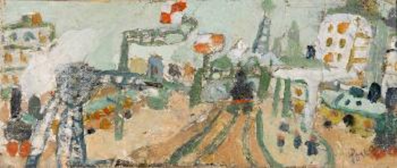 Paris, la ligne de chemin de fer by Jean Pougny