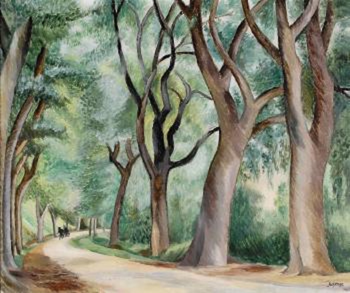La route dated'Albi by Leopold Survage
