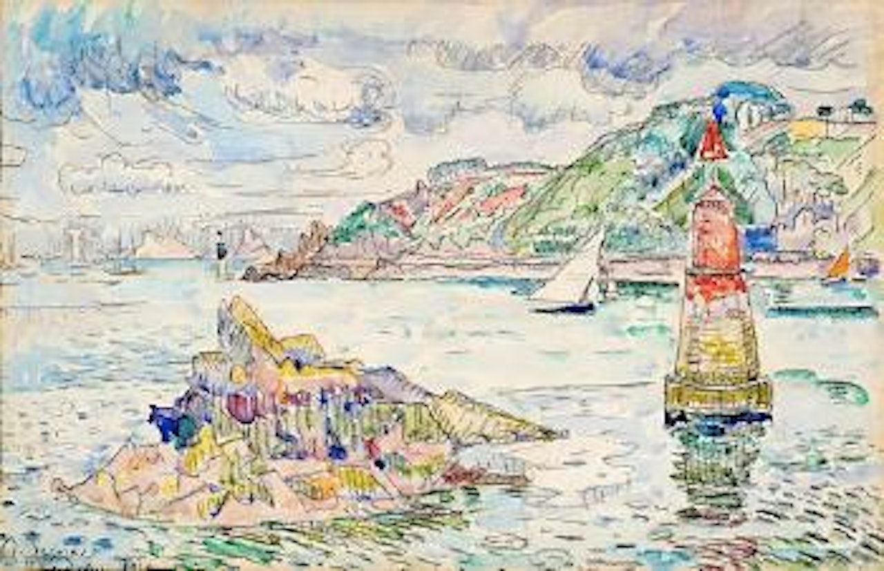 Lezardrieux by Paul Signac