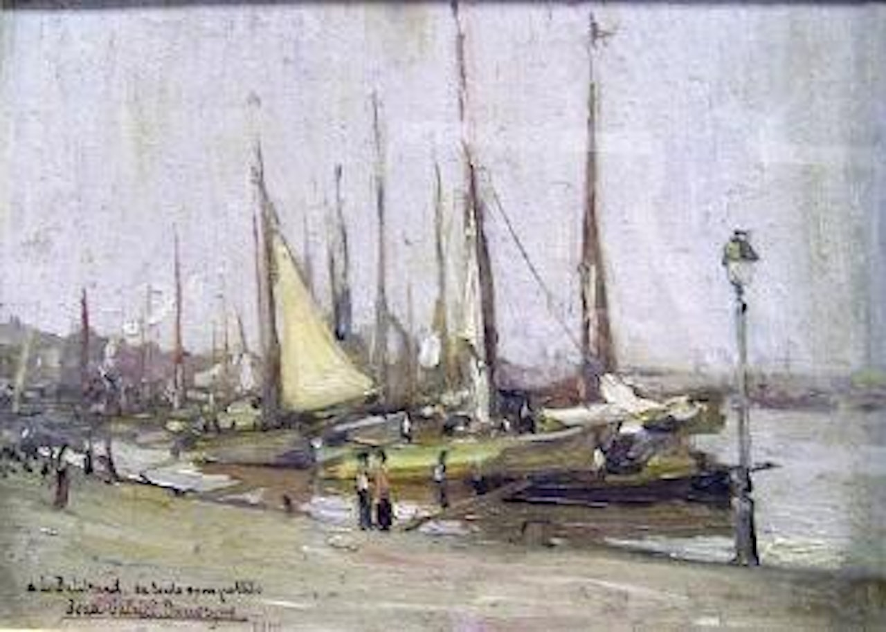 Scene de port by Jean Gabriel Domergue