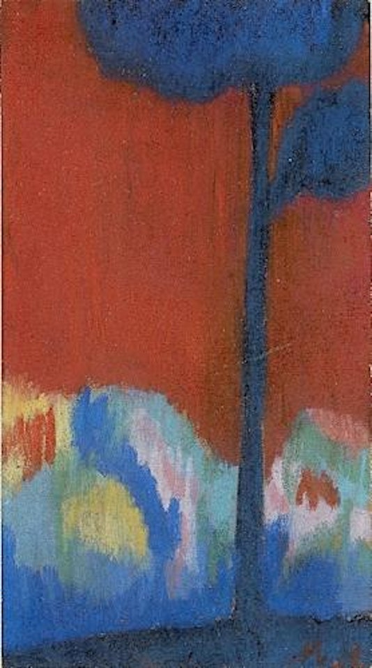 L'Arbre bleu by Mikhail Larionov