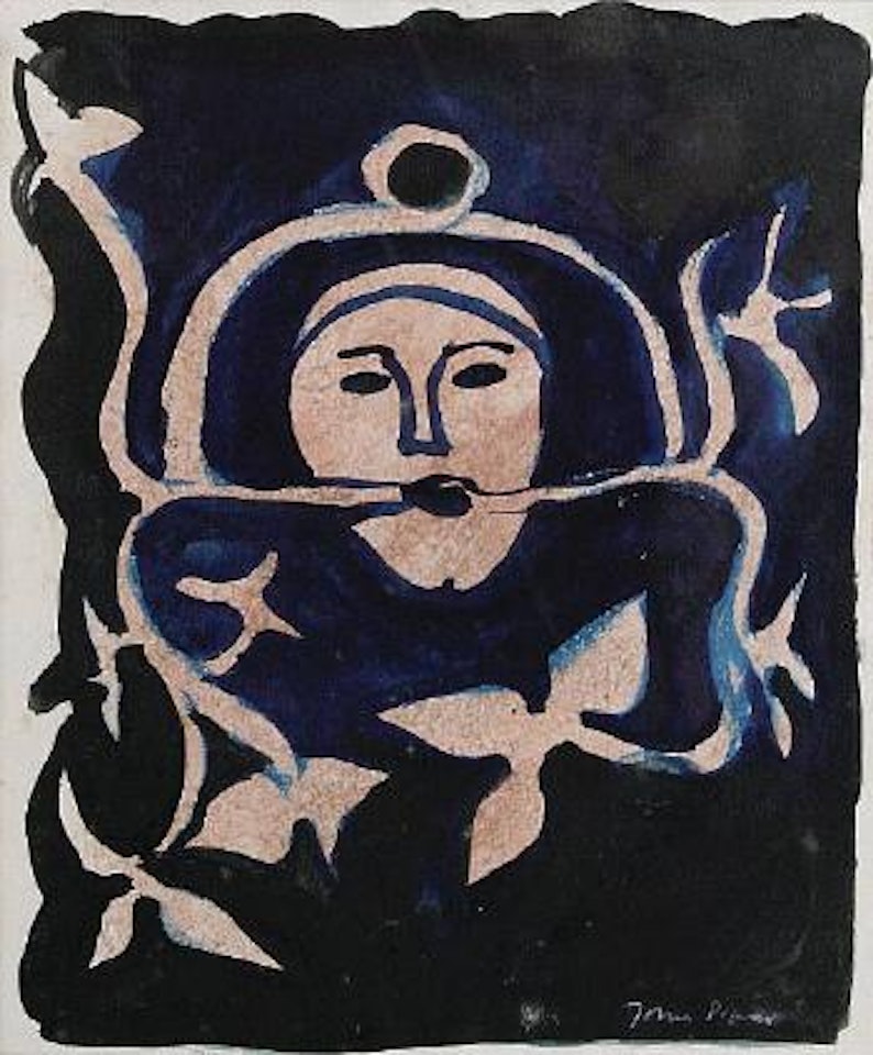 Foliate head by John Piper