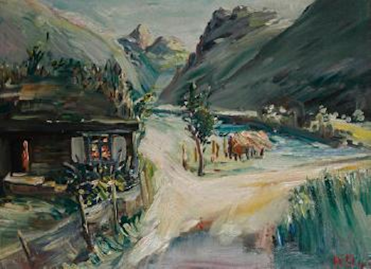 Scene in the Lake District by Kurt Schwitters