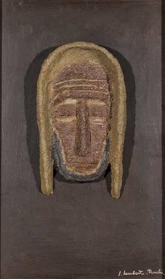 Masque d'homme d'après on original plaster by Jean Lambert-Rucki