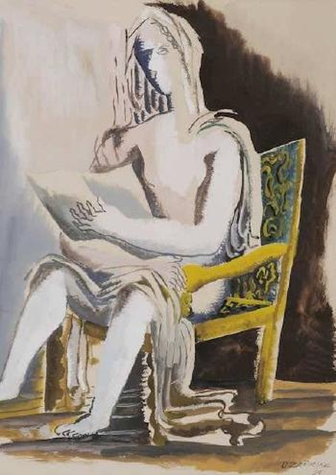 Femme à la lecture by Ossip Zadkine
