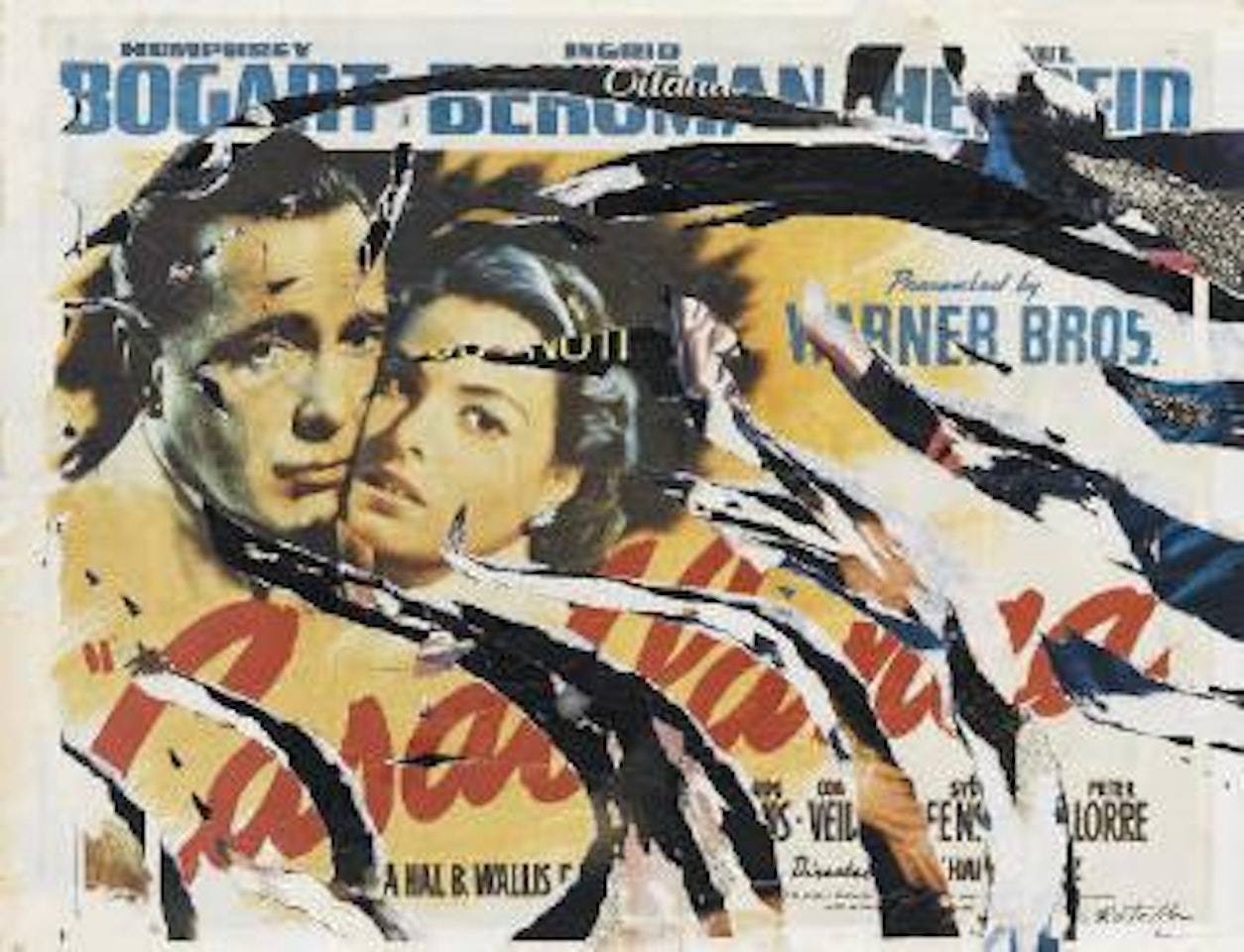 Casablanca by Mimmo Rotella