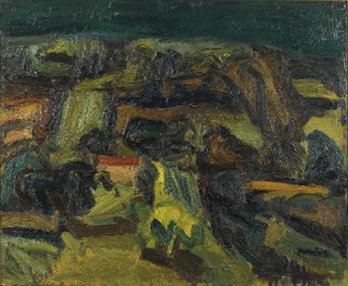 Paesaggio a Mondonico by Ennio Morlotti