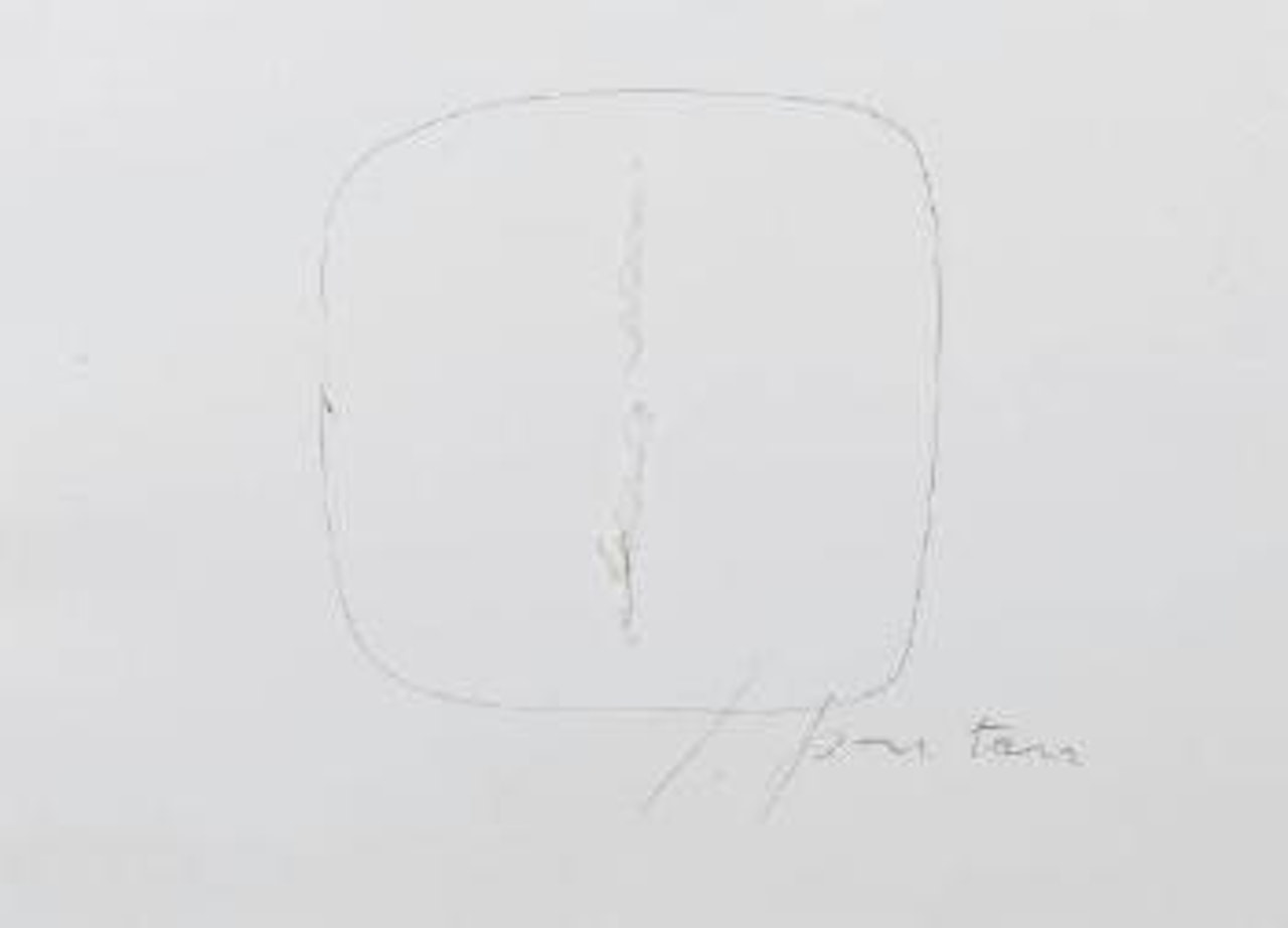 Concetto spaziale by Lucio Fontana