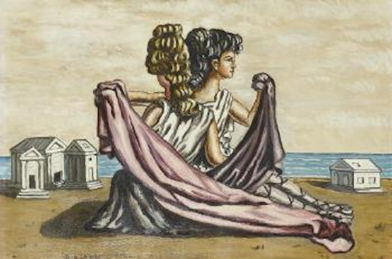 Due donne presso il mare by Giorgio de Chirico