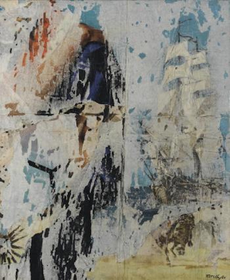 Il veliero fantasma by Mimmo Rotella