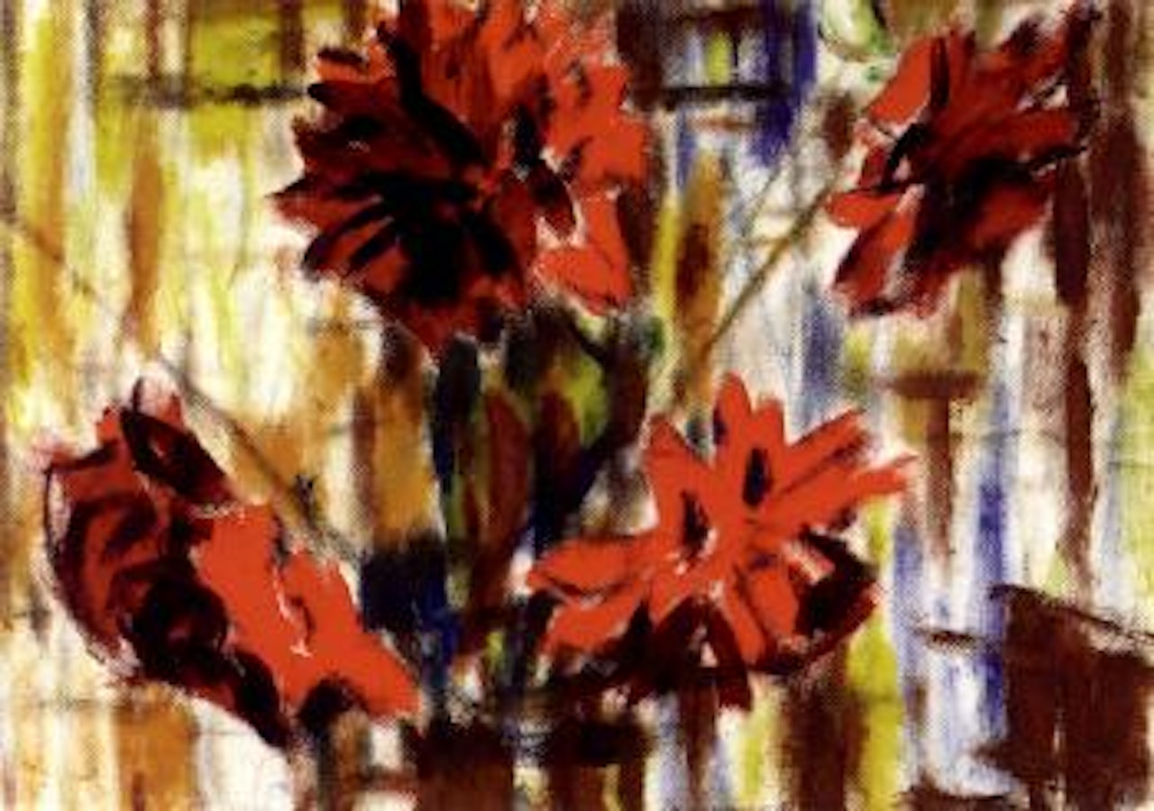 Blumenstillleben by Christian Rohlfs