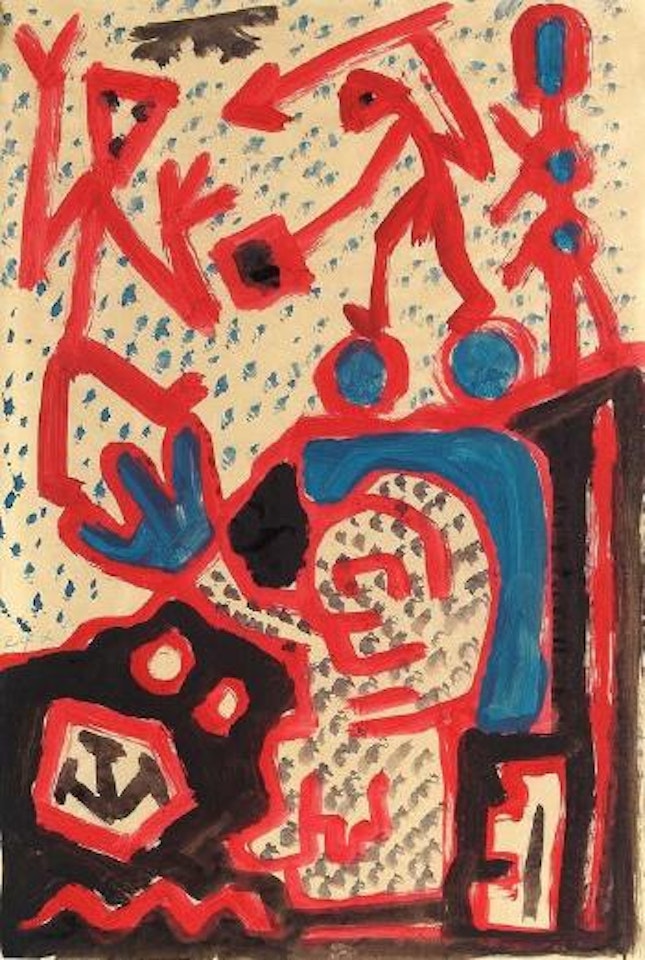 Figuerliche Komposition by A.R. Penck
