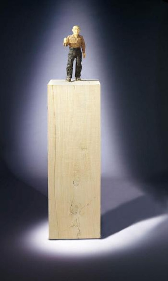 Ohne Titel (Mann mit Messer) by Stephan Balkenhol