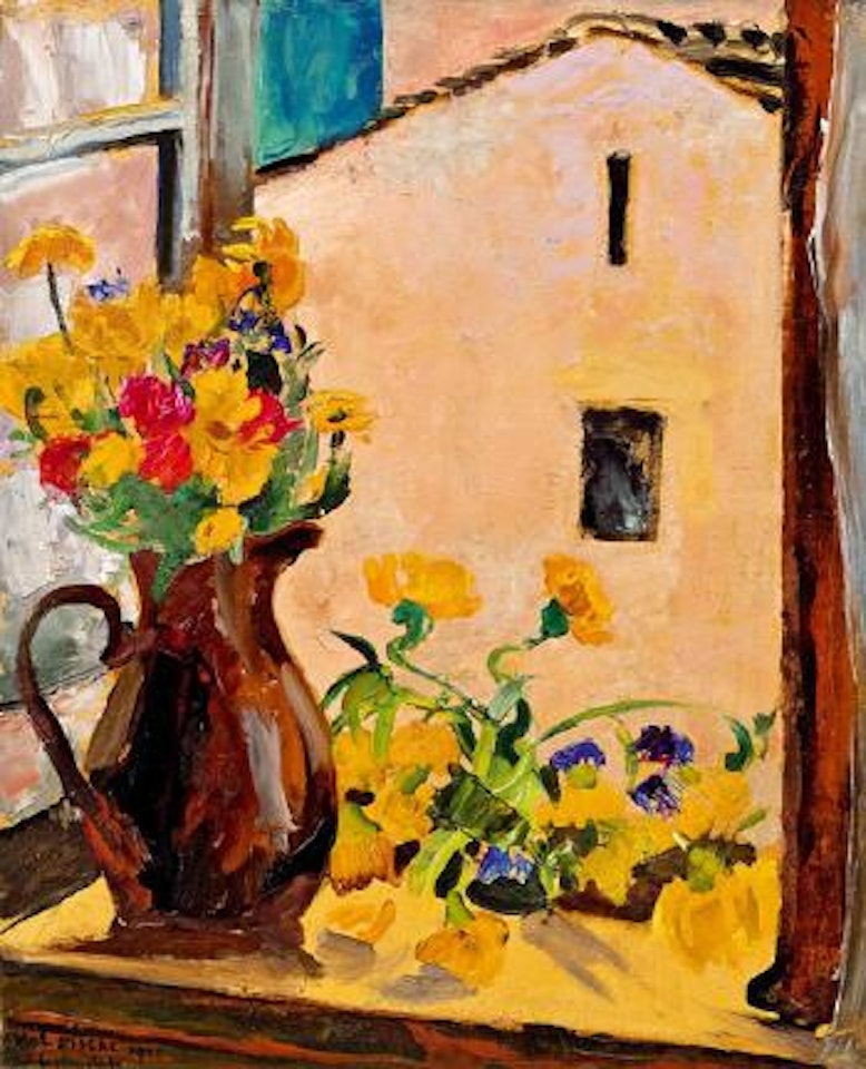 Blumen am Fenster by Willy Eisenschitz