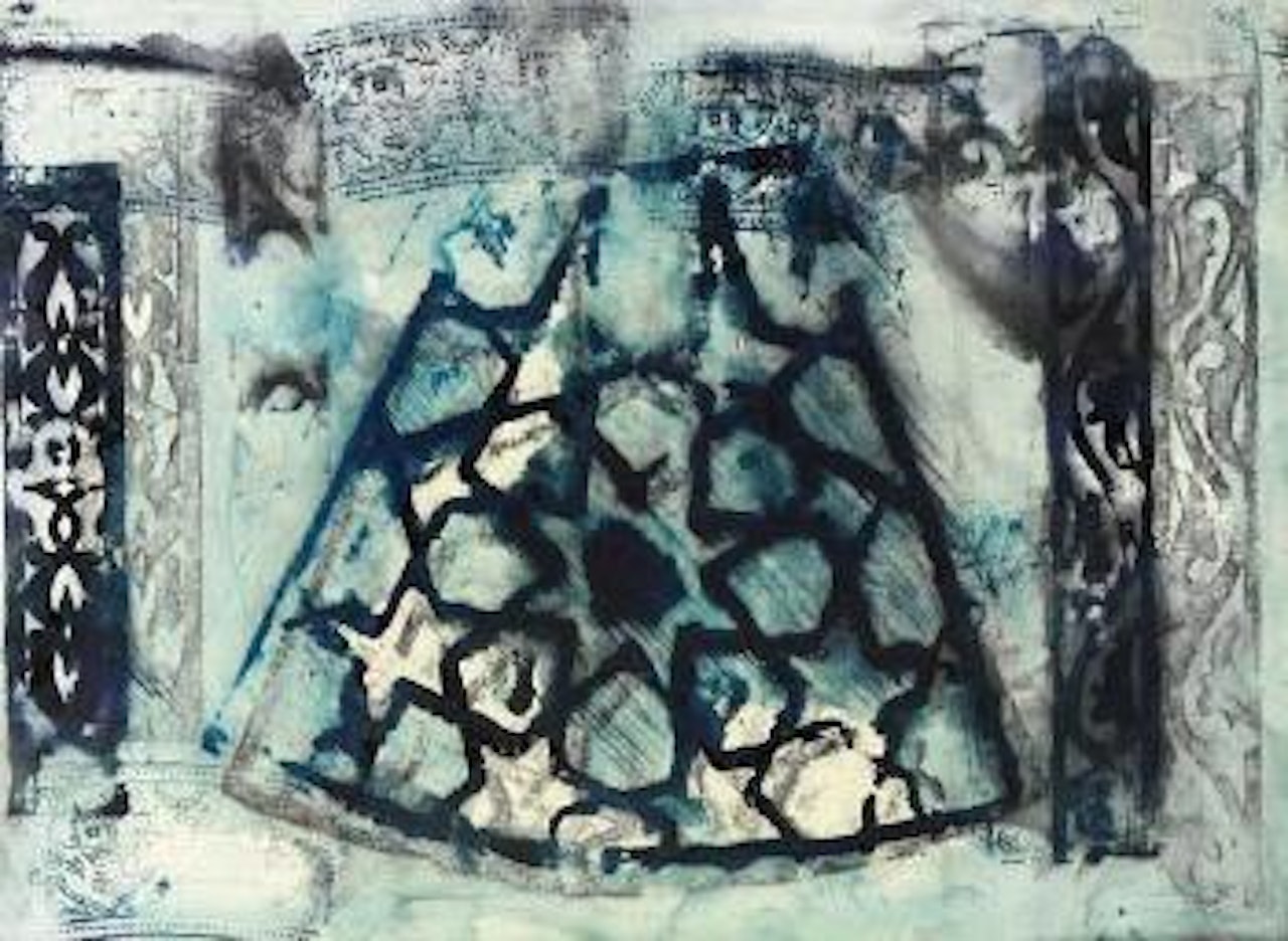 Ohne Titel (Flower) by Philip Taaffe