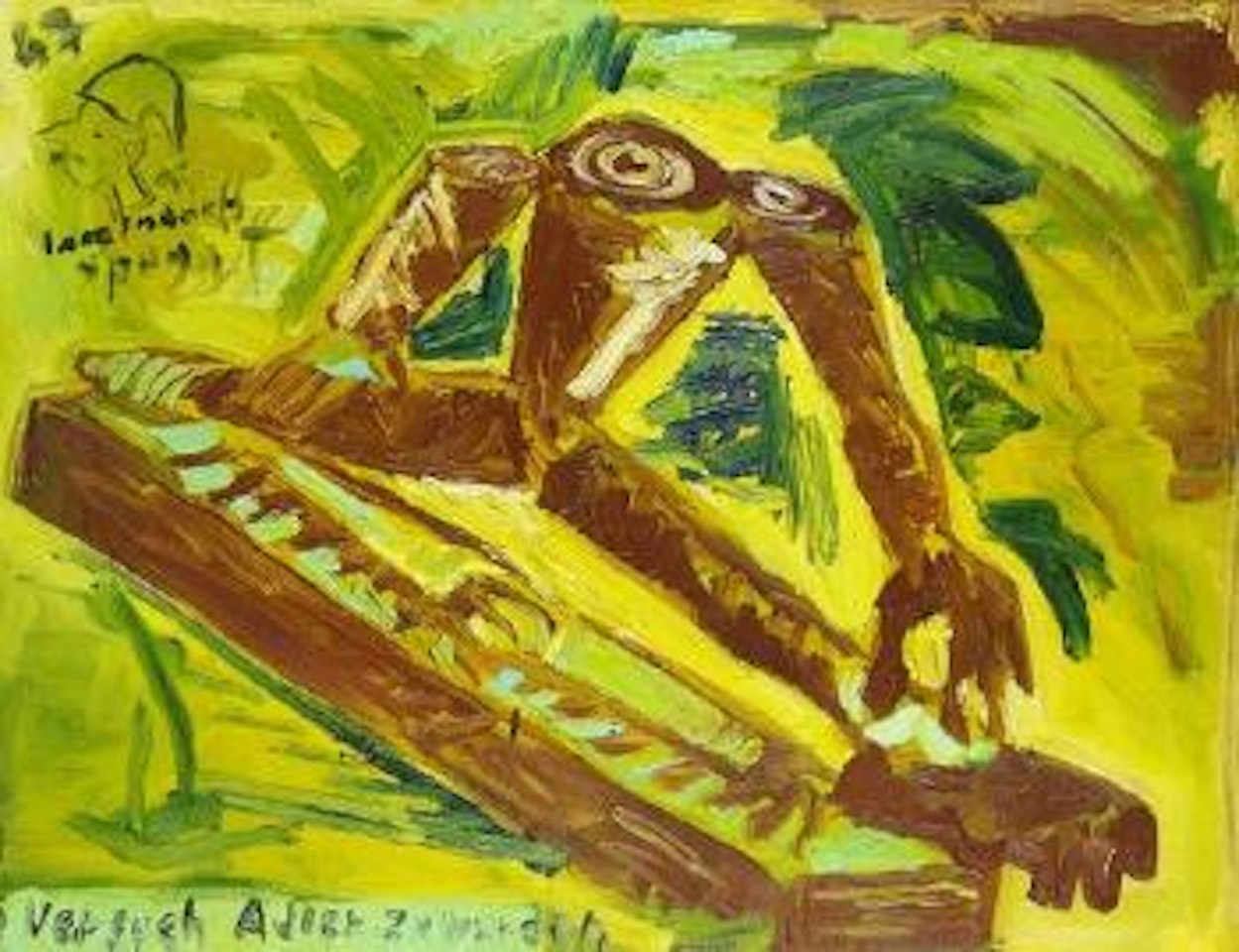 Versuch Adler zu werden by Jörg Immendorff