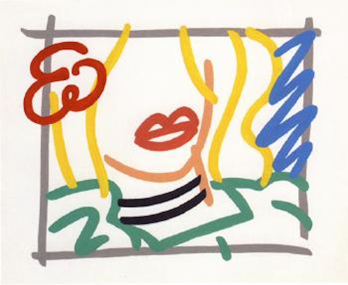 Study for Woman in Green Blouse (Fat Line) by Tom Wesselmann