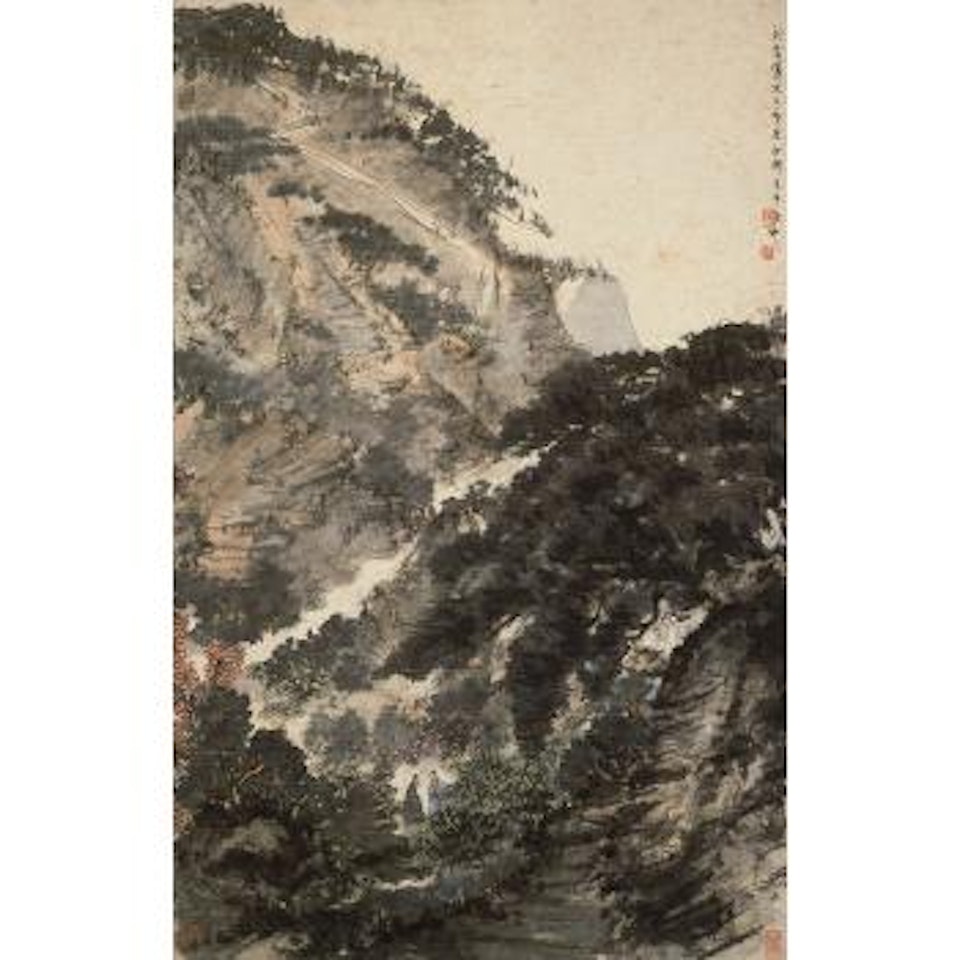 Secluded Abyss by Fu Baoshi