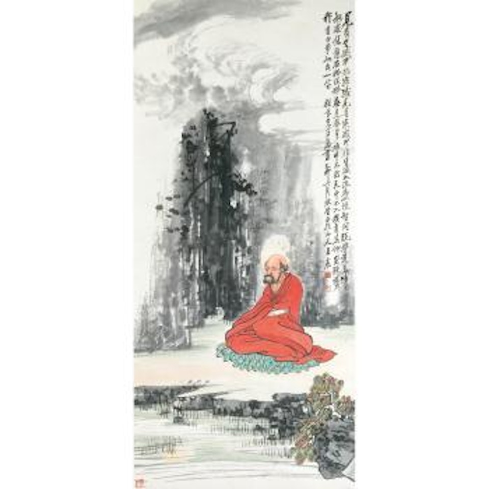Lohan In Red by Wang Zhen