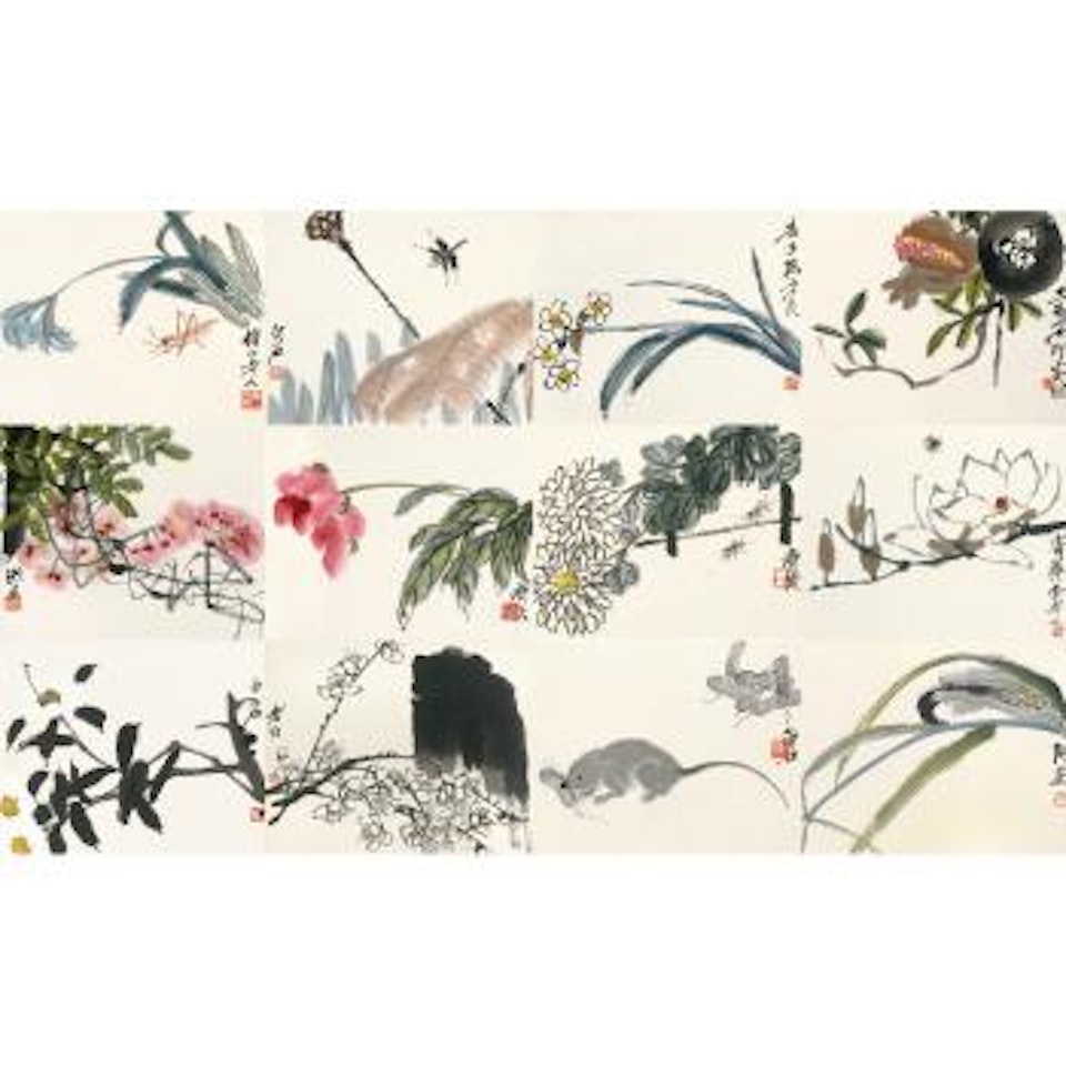 Various Subjects by Qi Baishi
