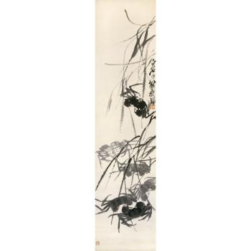 Crabs And Reeds by Qi Baishi