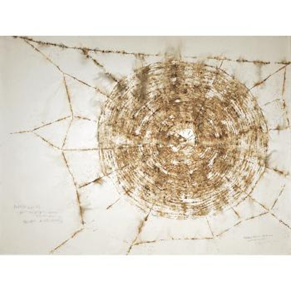 Drawing For Spider Web - Project For The British Museum 250th Anniversary 2003 by Cai Guo-Qiang