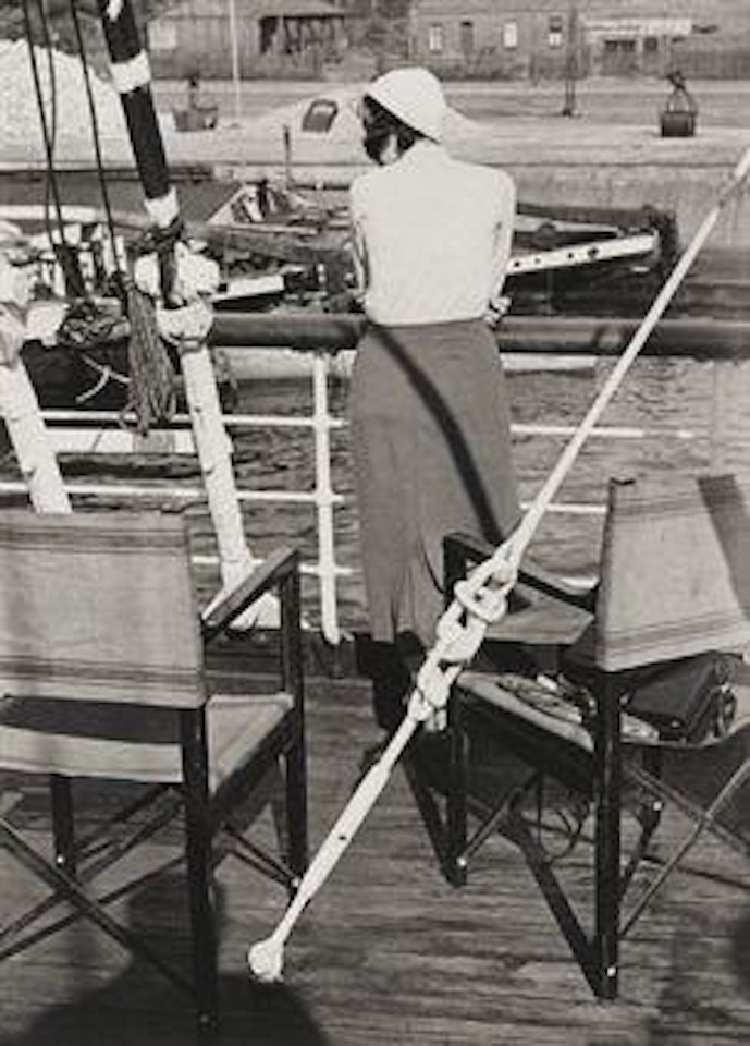 Woman on Deck, Finland by László Moholy-Nagy