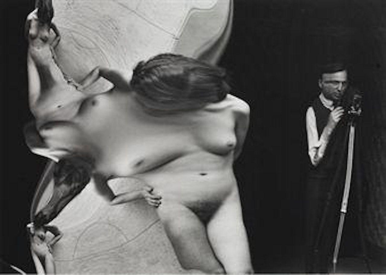 Self Portrait and Nude Distortion #91, Paris by André Kertész