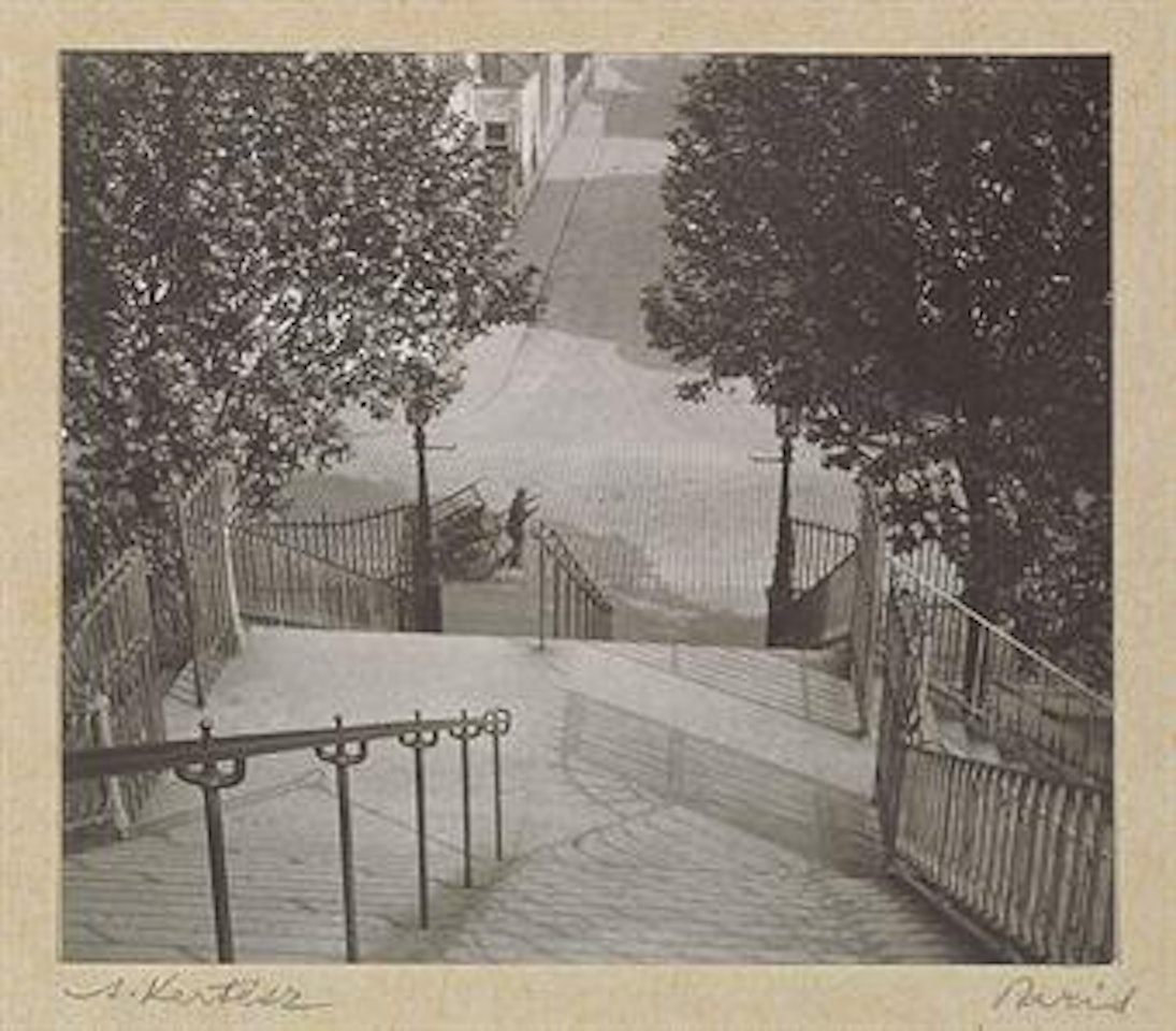 The Stairs of Montmartre, Paris by André Kertész