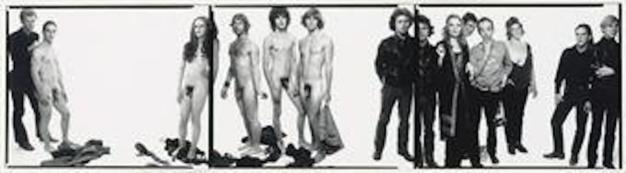 Andy Warhol and members of the factory, October 30, 1969 by Richard Avedon