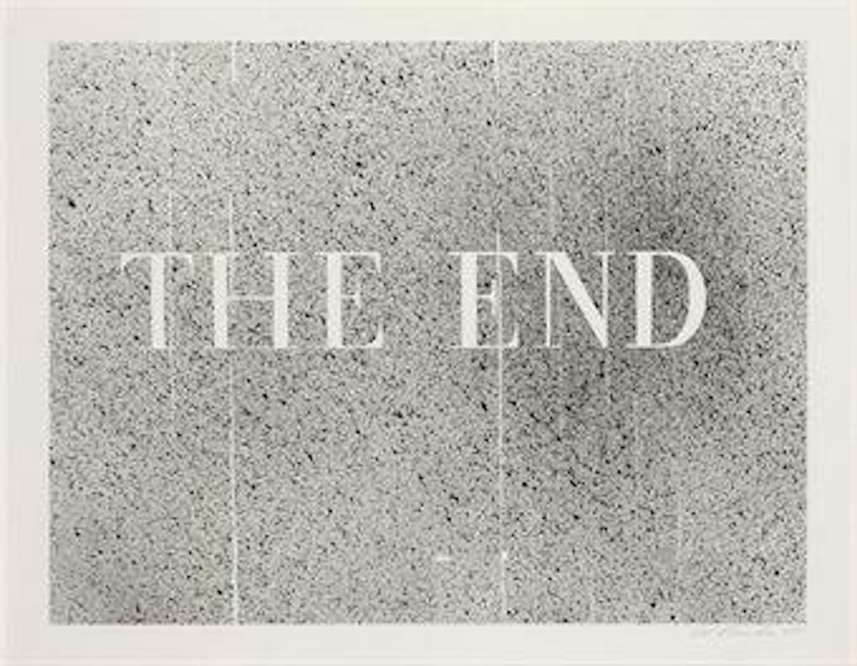The End #60 by Ed Ruscha