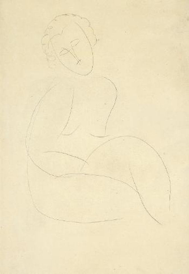 Femme nue assise by Amedeo Modigliani