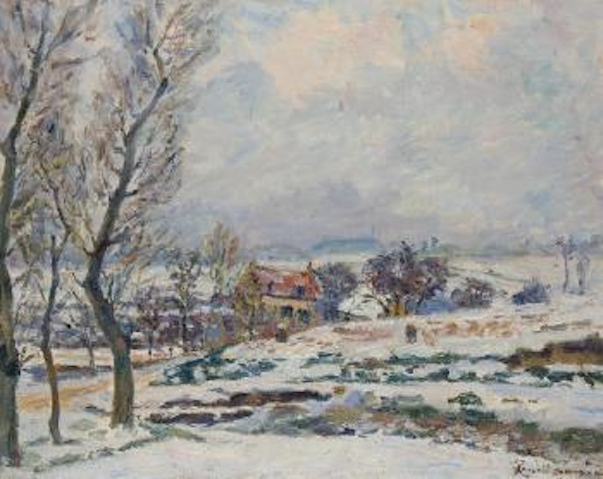 L'hiver à Crozant by Armand Guillaumin