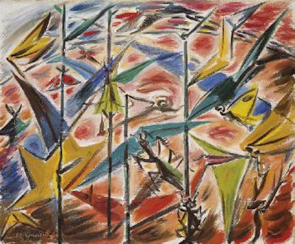 Insectes dans l'herbe by André Masson